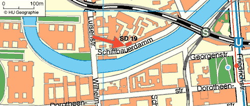 Lageplan Schiffbauerdamm